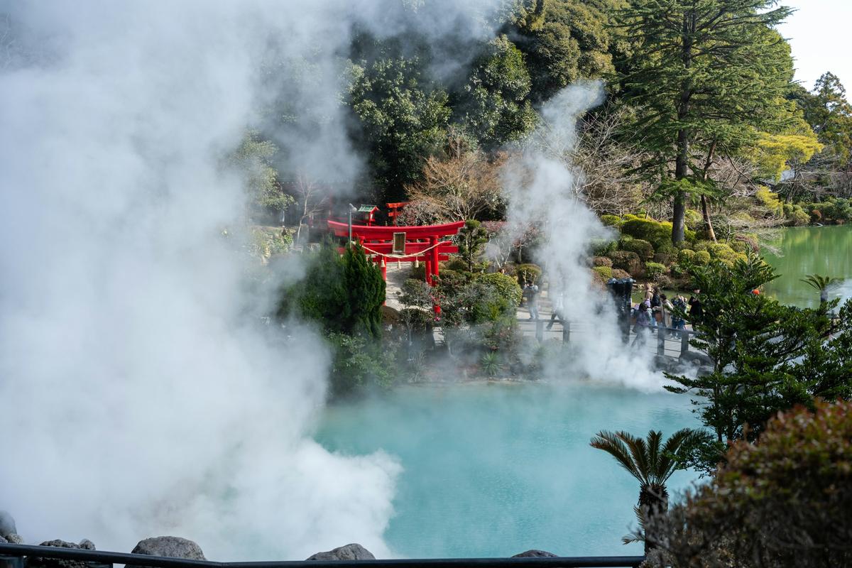 Umi Jigoku, l'« enfer de la mer », à Beppu